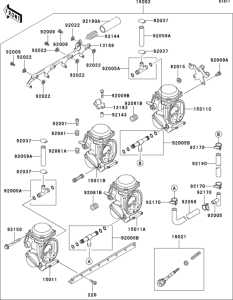 ZX750 Карбюратор