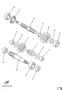 YP250 Трансмиссия