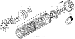 GL1200I Сцепление