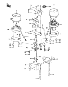 KZ1000 Спидометр