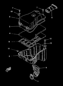 TZR50 Впускная система