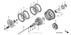 VT1100C Сцепление