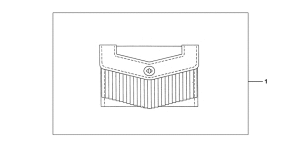 VT750C2 Leather pouch