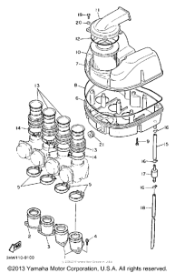 FZR600AC Воздушный фильтр