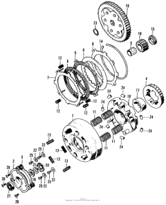 CT70 Сцепление