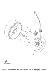 YZF-R6S Генератор