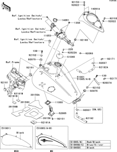 VN1600 Fuel tank(1 / 2)(d8f / d8fa)