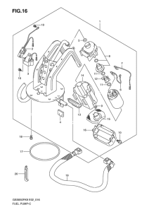 GSX650F Топливный насос