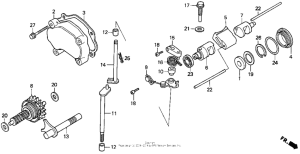 CR250R Exhaust valve 92-96