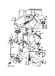 FZR600 FZR600B Tank fuel