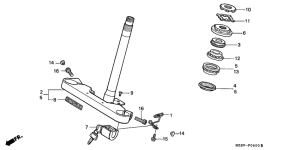 VT600C Траверса нижняя