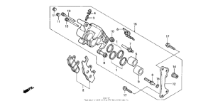 CB50 Передний суппорт