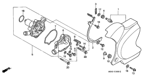 VT750C2 Водяная помпа