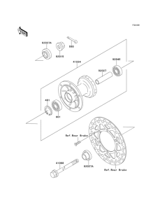  Переднее колесо