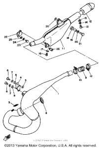 IT250J Выхлопная система