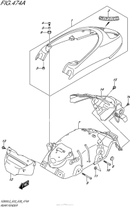 VZ800 Задний бампер