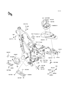  Рама ,крепежные детали