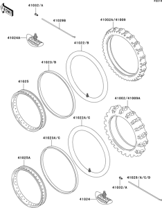 KLX300R Колеса,покрышки