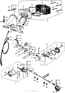 CB550 Taillight + turn signal k1-76