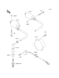 EX500 Система зажигания