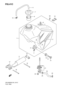 DR-Z400 Tank fuel