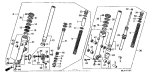ST1100 (ABS/ TCS) Передняя вилка