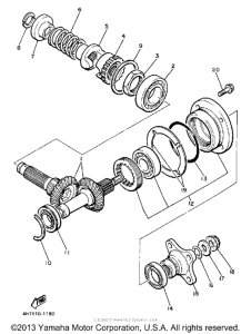 XJ650LJ Промежуточный ведущий вал