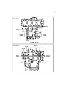 ZG1400 Болты крепления картера