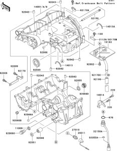 ZX600 Crankcase(1 / 2)