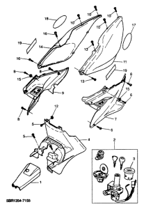 YQ50 Боковые обтекатели