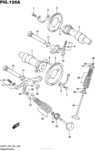 VL800T Распред вал / клапана