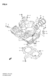 GS500 Головка цилиндров