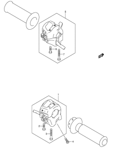VL250 Рулевой переключатель