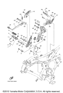 FZ07FCGY Подножки