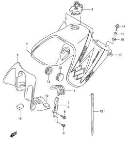 DR650 Tank fuel
