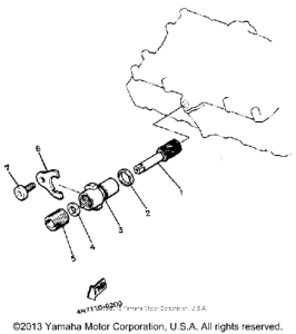 XJ550RK Тахометр