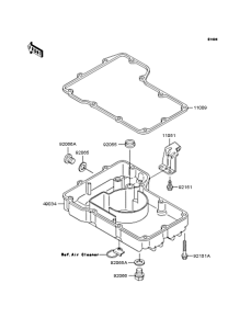 ZR400 Маслянный поддон