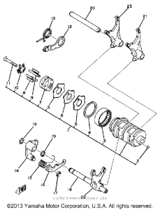 SR250TH Копирный вал