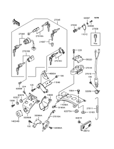 BJ250 Замок зажигания