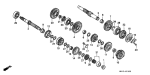 XR600R Трансмиссия