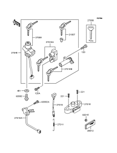 ZR1100 Замок зажигания
