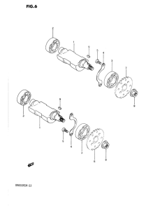 DR650 Балансир кривошипа