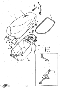 CW50RS Сидение