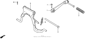 SA50 Подножка