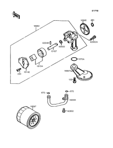  Масляный насос и фильтр