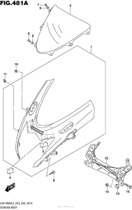 GSX-R600 Cowling Body