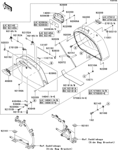 VN1700 Saddlebags(1 / 2)(side bag)