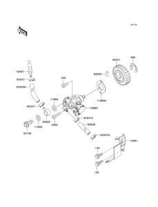 KMX125 Масляный насос