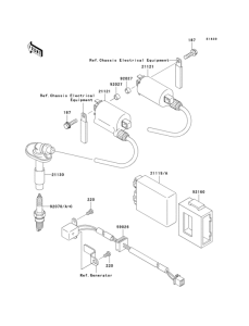 EX250 Система зажигания