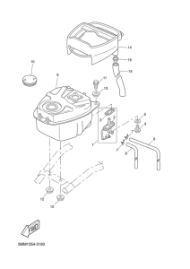CW50 Топливный бак